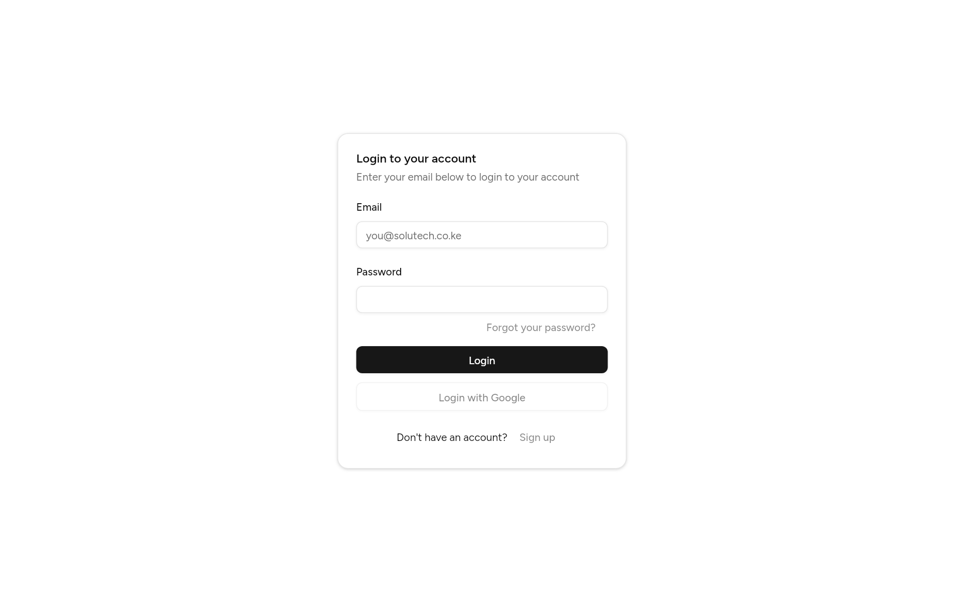 login-01, as it looks in an app