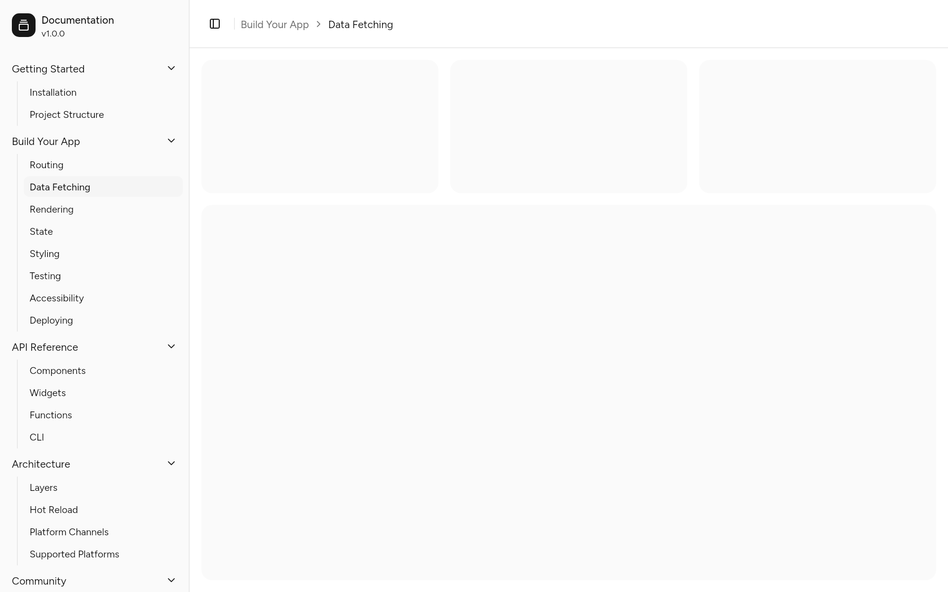 sidebar-03, as it looks in an app
