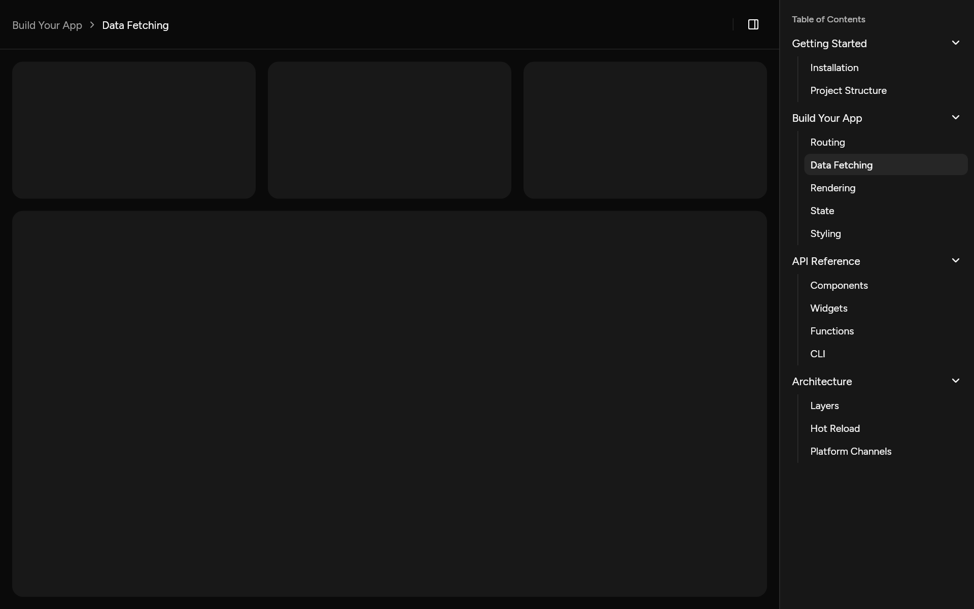 sidebar-14, as it looks in an app, dark