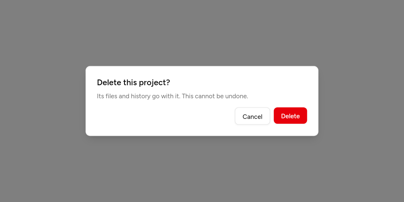 Destructive, as it looks in an app