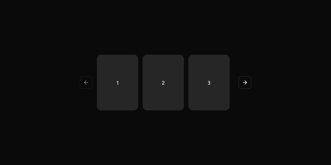 Several at once, as it looks in an app, dark