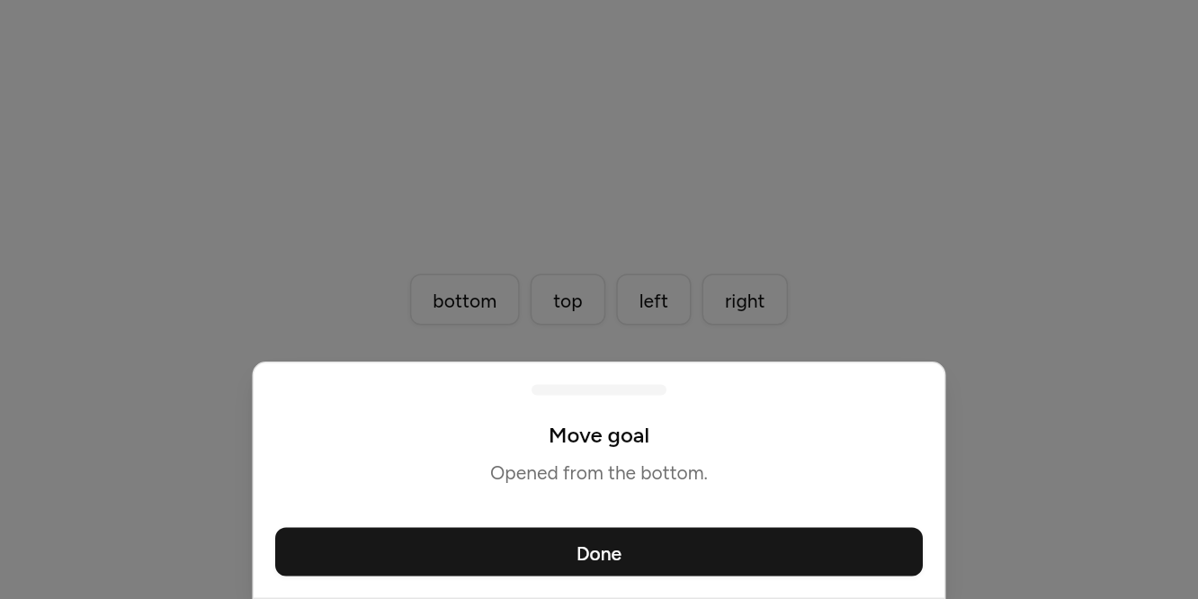 From any edge, as it looks in an app