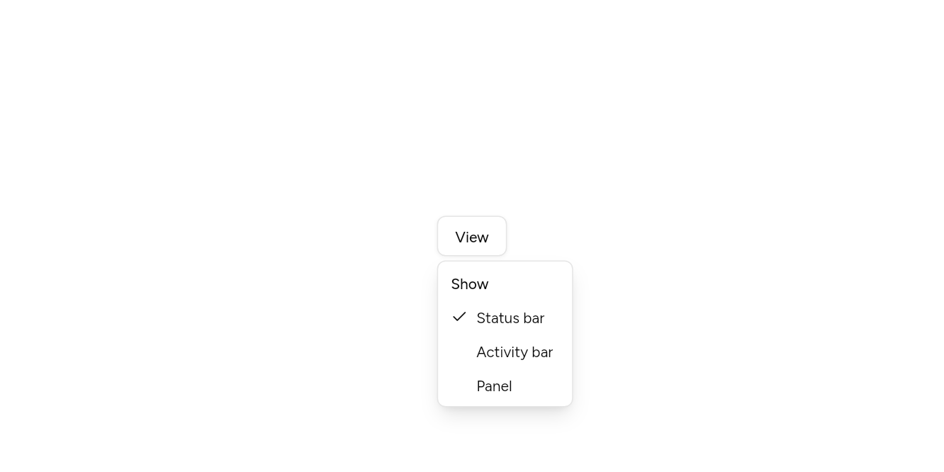 Checkbox items, as it looks in an app