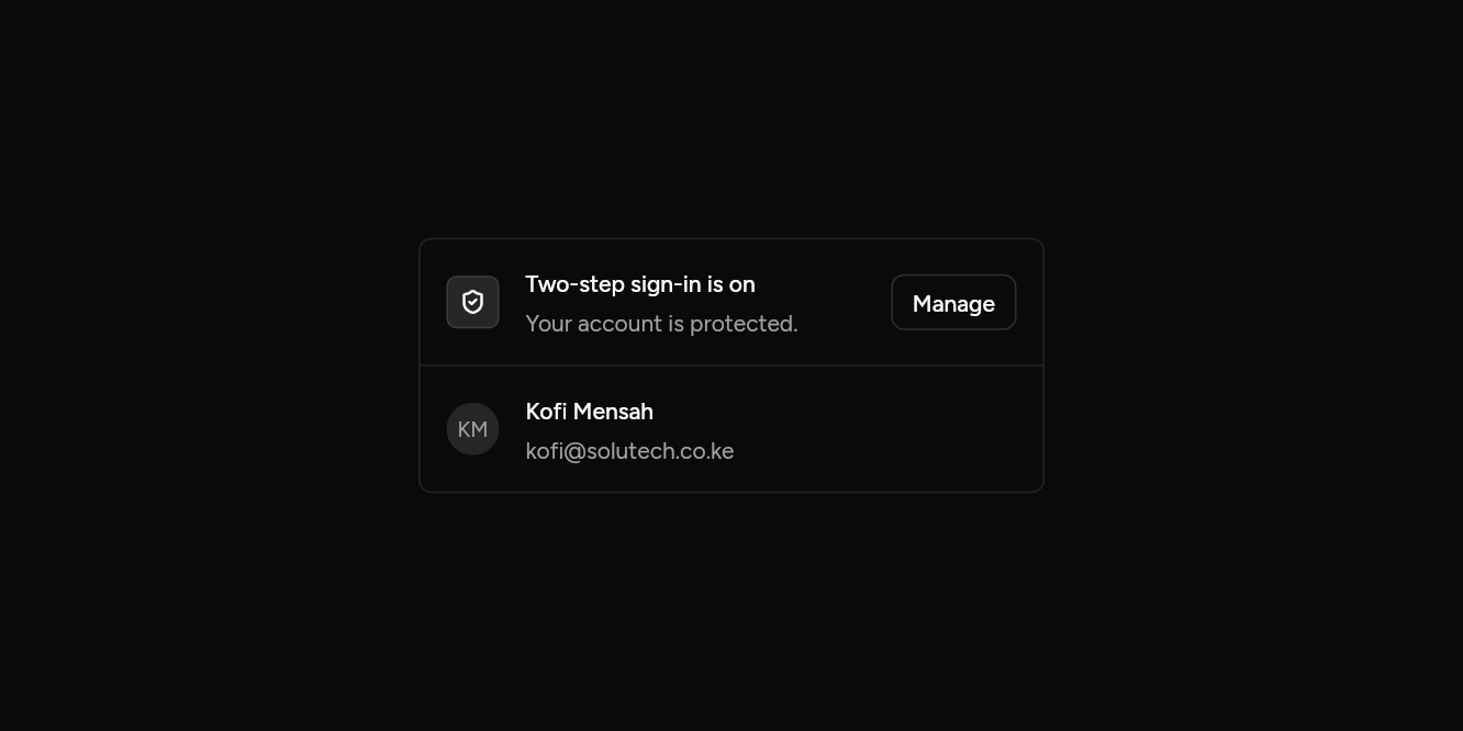 With media, as it looks in an app, dark