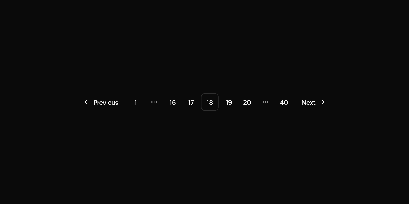 Many pages, as it looks in an app, dark