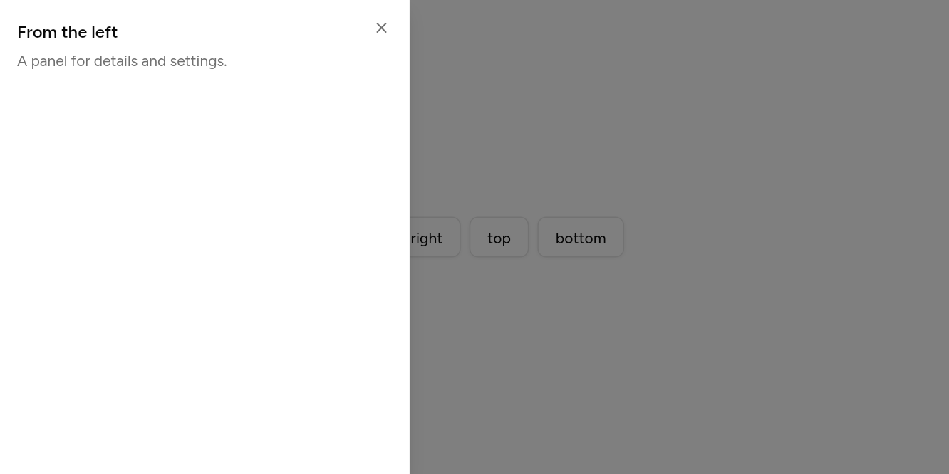 From any side, as it looks in an app