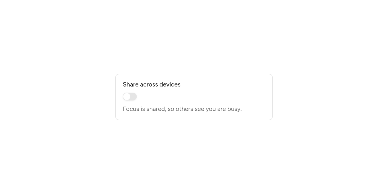 In a card, as it looks in an app