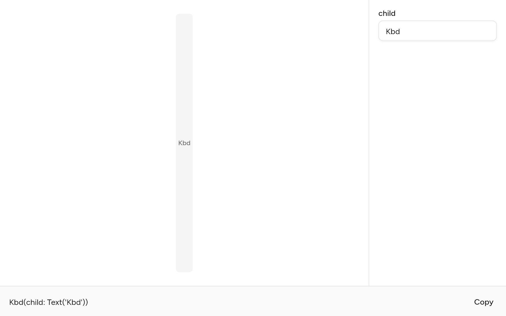 Kbd with controls, as it looks in an app